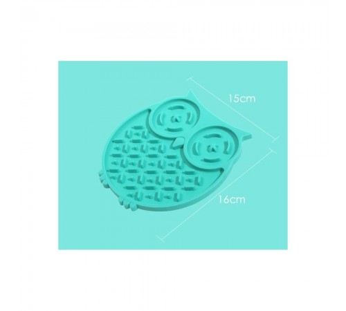 Килимок-годівниця силіконова WahoPet Licky Mat 200 мл, 15 х 16 см