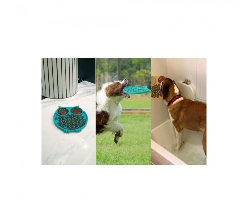 Килимок-годівниця силіконова WahoPet Licky Mat 200 мл, 15 х 16 см