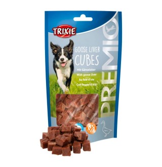 Ласощі для собак Trixie PREMIO Goose Liver Cubes 100 г (гусяча печінка)