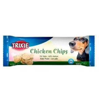 Ласощі для собак Trixie Snack Chips 4 см, 100 г (курка)