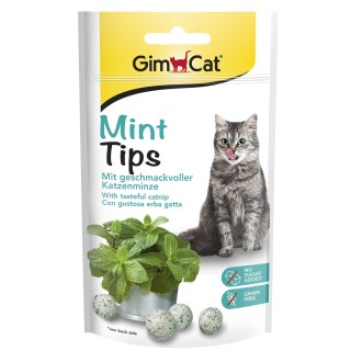 Ласощі для котів GimCat Mint Tips 40 г - м'ята