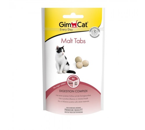 Ласощі для котів GimCat Every Day Malt Tabs 40 г - асорті
