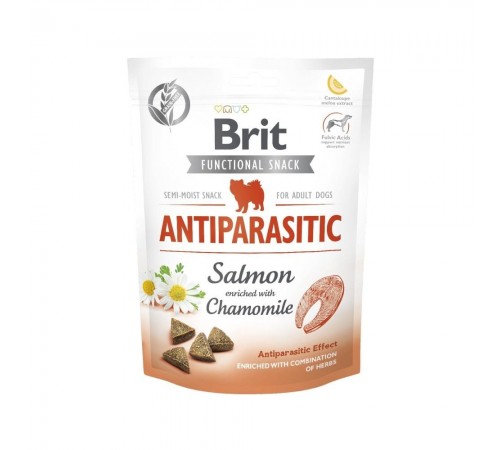 Ласощі для собак Brit Care Functional Antiparasitic 150 г - лосось