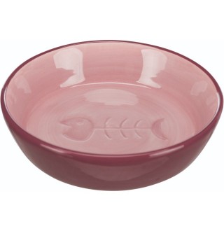 Миска керамічна Trixie плоска 200 мл / 13 см (кольори в асортименті)