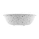 Миска металева ArjanImpex Premium Ribbed Speckle 350 мл - білий - cts