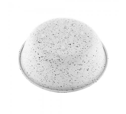 Миска металева ArjanImpex Premium Ribbed Speckle 350 мл - білий - cts