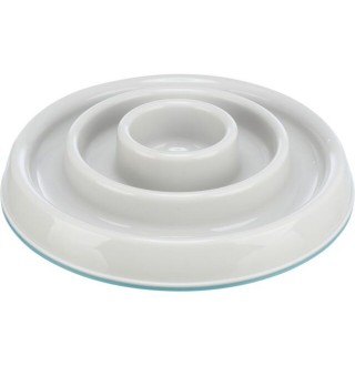 Миска Trixie пластикова для повільного годування 450 мл / 23 см (сіра)