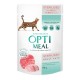 Набір 3+1 вологий корм для котів Optimeal Multi Taste Sterilised 340 г - асорті
