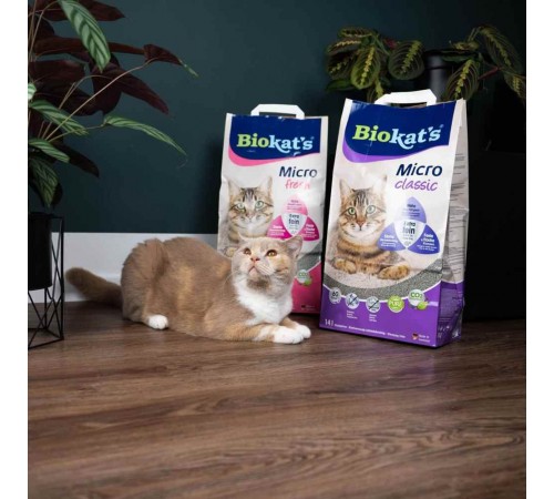 Наповнювач для котячого туалету Biokat's Micro Classic 6 л - бентонітовий