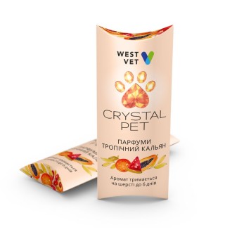 Парфуми для собак та котів West Vet Crystal Pet 5 мл - тропічний кальян