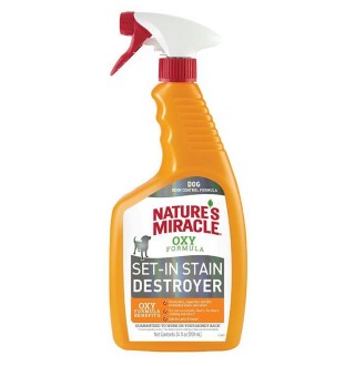 Спрей-знищувач Nature's Miracle «Set-In Stain Destroyer. Oxy Formula» для видалення плям і запахів від собак, з формулою активного кисню 709 мл