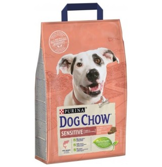 Purina Dog Chow Adult Sensitive - сухий корм з лососем і рисом дорослих собак схильних до алергії 2,5кг