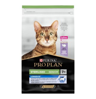 Purina Pro Plan Sterilised Senior - сухий корм з індичкою для стерилізованих котів старше 7 років, 10кг