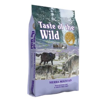 Taste of the Wild Sierra Mountain Canine Formula - сухий корм із запеченим м'ясом ягняти для собак різних порід на всіх стадіях життя, 12,2кг