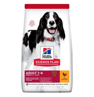 Сухий корм для собак Hill’s Science Plan Adult Medium Breed 2,5 кг - курка