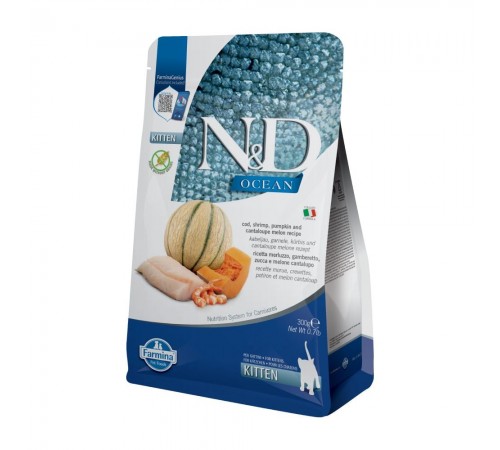 Сухий корм для кошенят Farmina N&D Grain Free Ocean 300 г - асорті