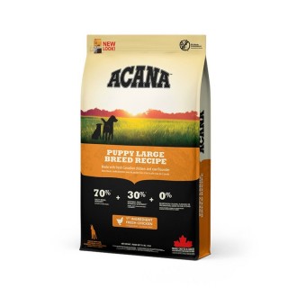 Acana Puppy Large Breed Recipe - сухий корм з м'ясом курчат для цуценят великих порід, 11,4кг