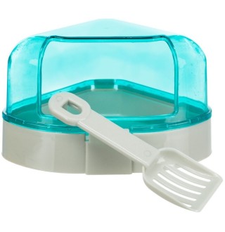 Туалет для гризунів Trixie кутовий 14 x 8 x 11/11 см (пластик, кольори в асортименті)