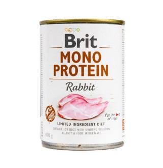 Вологий корм для собак Brit Care Mono Protein 400 г - кролик