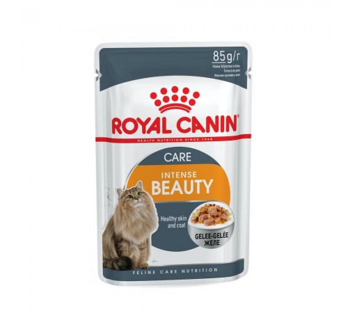 Вологий корм для котів Royal Canin Intense Beauty Jelly pouch 85 г