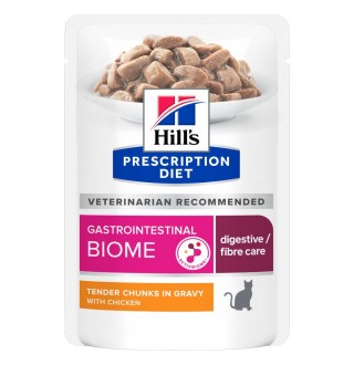 Вологий корм для котів Hill's Prescription Diet Gastrointestinal Biome pouch 85 г - курка