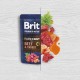 Вологий корм для собак Brit Premium By Nature 85 г - яловичина та морква