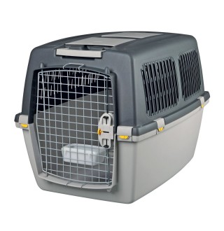 Контейнер-переноска для собак вагою до 25 кг Trixie «Gulliver 5» 58 x 60 x 79 см (сіра)