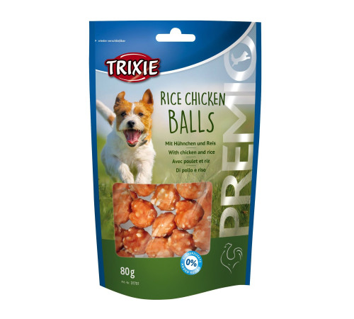 Ласощі для собак Trixie PREMIO Rice Chicken Balls 80 г (курка)