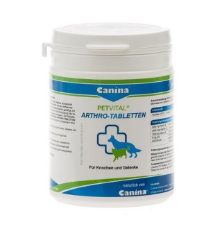 Добавка для котів та собак Canina «PETVITAL Arthro-Tabletten» 180 таблеток, 180 г (для суглобів)