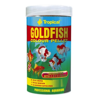 Сухий корм для акваріумних риб Tropical в гранулах «Goldfish Color Pellet» 250 мл (для золотих рибок)