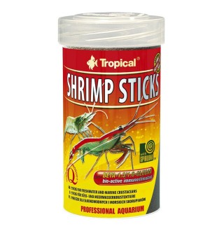 Сухий корм для креветок та раків Tropical в паличках «Shrimp Sticks» 100 мл