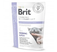 Сухий корм для котів Brit GF Veterinary Diet Gastrointestinal 400 г - оселедець та горох