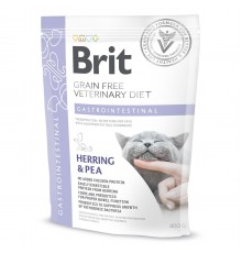 Сухий корм для котів Brit GF Veterinary Diet Gastrointestinal 400 г - оселедець та горох