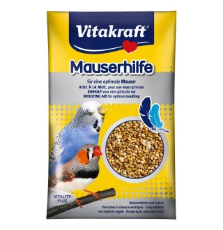 Вітаміни для хвилястих папуг та екзотичних птахів Vitakraft «Mauserhilfe» насіння 20 г (під час линьки)