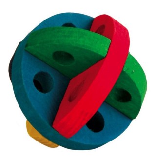 Іграшка для гризунів Trixie М'яч для ласощів d=8 см (дерево)