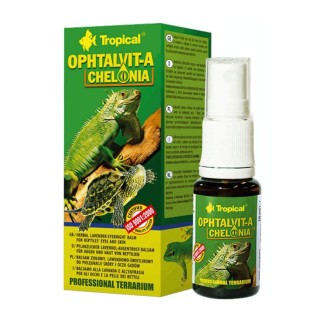 Бальзам для рептилій Tropical Ophtalvit-A Chelonia догляд за шкірою та очима 15 мл