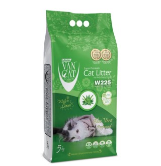 VanCat Cat Litter Aloe Vera - бентонітовий наповнювач для котячого туалету з ароматом алое вера, 5кг