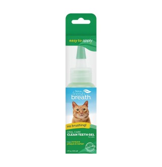 TropiClean Fresh Breath Oral Care Gel Clean Teeth for Cats - гель для чищення зубів для котів, 59мл