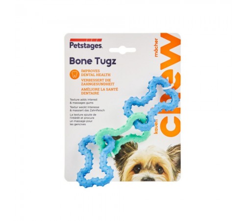 Іграшка для собак Petstages Bonetugz blu 14 см 16.5 см x 1.3 см