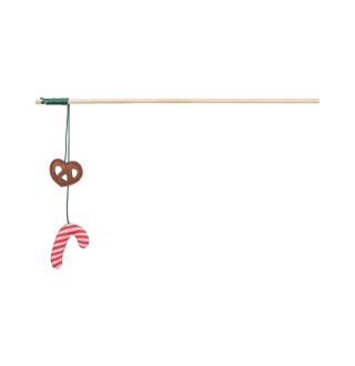 Іграшка для котів Trixie Паличка з різдвяними цукерками 48 см