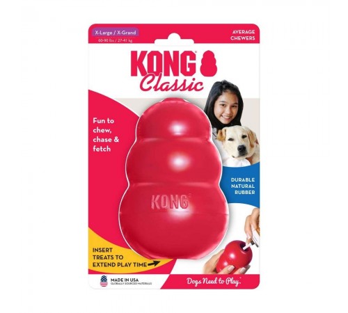 Іграшка для собак груша-годівниця Kong Classic 13 см XL