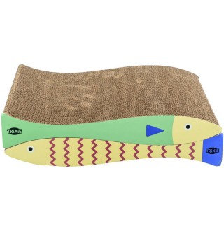 Кігтеточка картонна Trixie Риба 2 шт/40х30х11 см - м'ятно-кремовий