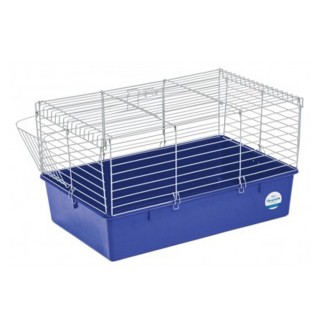 Клітка для гризунів Природа «Кролик 70» 70 x 45 x 40 см (хром/синя)