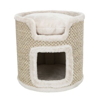 Дряпка Trixie вежа Ria 37 см / 37 см (світло-сіра)