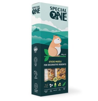 Ласощі для гризунів Special One 90 г / 2 шт. (мюслі)