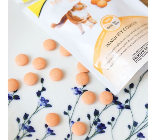 Ласощі для котів GimCat Multi-Vitamin Tabs 40 г - мультивітамін