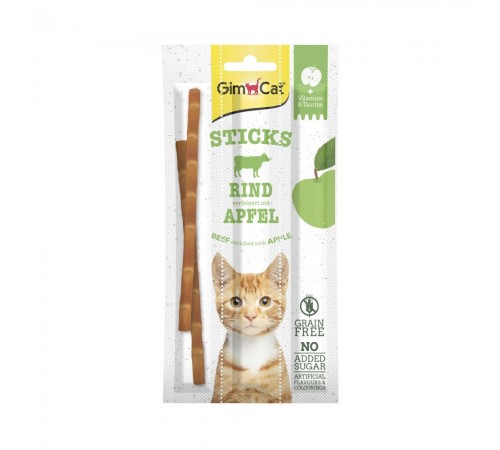 Ласощі для котів GimCat Rind Apfel 3 шт - яловичина
