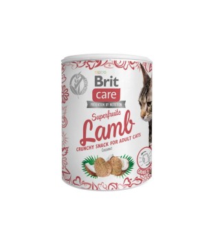 Ласощі для котів Brit Care Superfruits Lamb 100 г - ягня