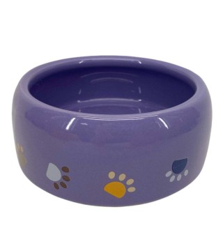 Миска керамічна KARO CRAFT Лапки 250 мл - фіолетовий