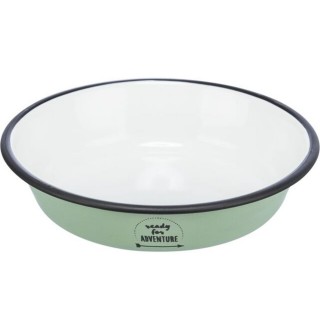 Миска Trixie металева 200 мл / 12 см (зелена)